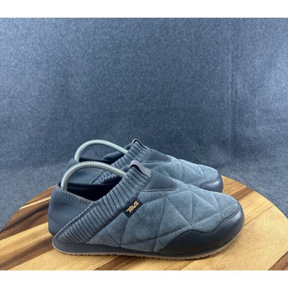 Teva ReEmber Ember Mens 9 Gray Moc Moccasins Slip On Shoes Quilted 1103239 - Picture 1 of 11